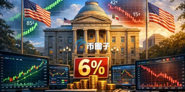 北卡罗来纳州将对Kalshi、Polymarket等预测市场征6%税 成为美国首个承认CFTC联邦管辖权的州